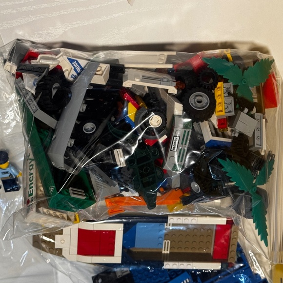 Lot of LEGO City Pieces Police, Fire & More Various Mini Figures w/Storage Boxes - Picture 5 of 16